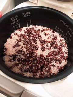 炊飯器で炊く簡単お赤飯-レシピのメイン写真