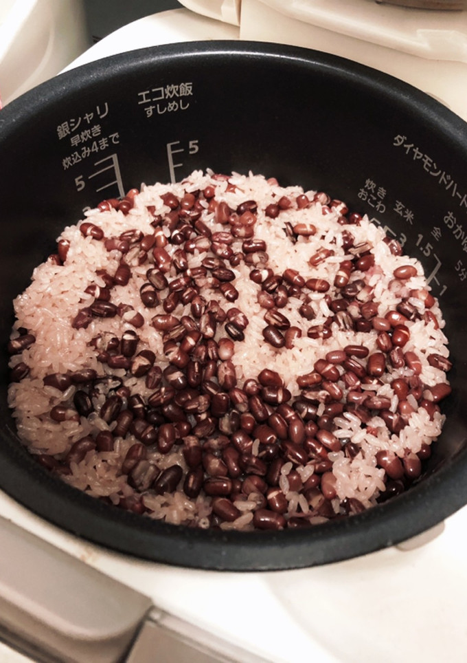 炊飯器で炊く簡単お赤飯-レシピのメイン写真
