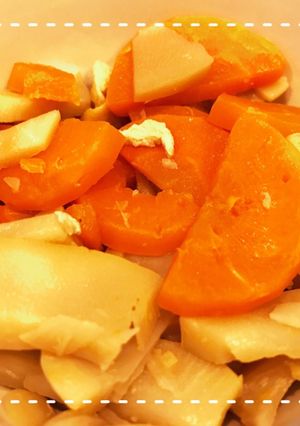 レンジ時短で簡単！たけのこと人参の煮物-レシピのメイン写真