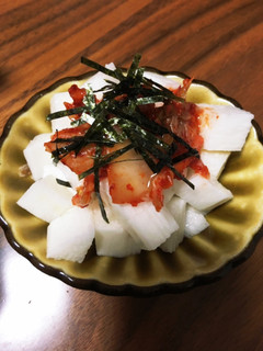 長芋キムチのせ-レシピのメイン写真