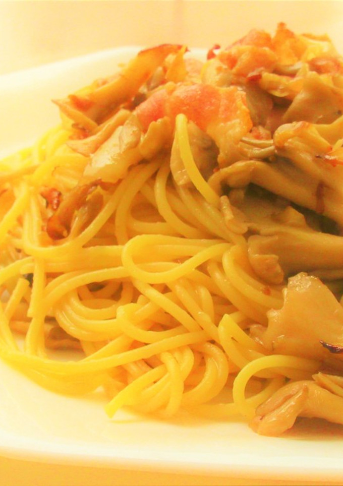 ベーコンと舞茸の和風だし醬油パスタ-レシピのメイン写真