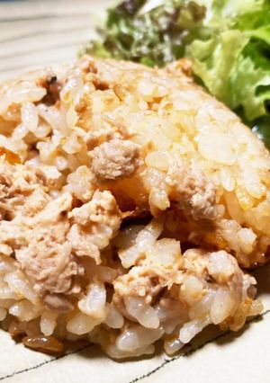 ツナ缶で炊き込みご飯-レシピのメイン写真