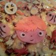 子供に人気ポニョのピザ♪キャラピザ?