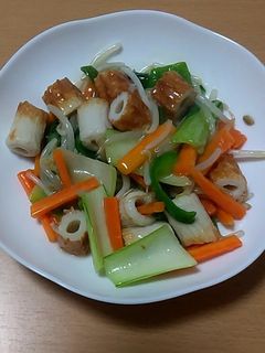 ちくわと野菜の中華風あんかけ炒め-レシピのメイン写真