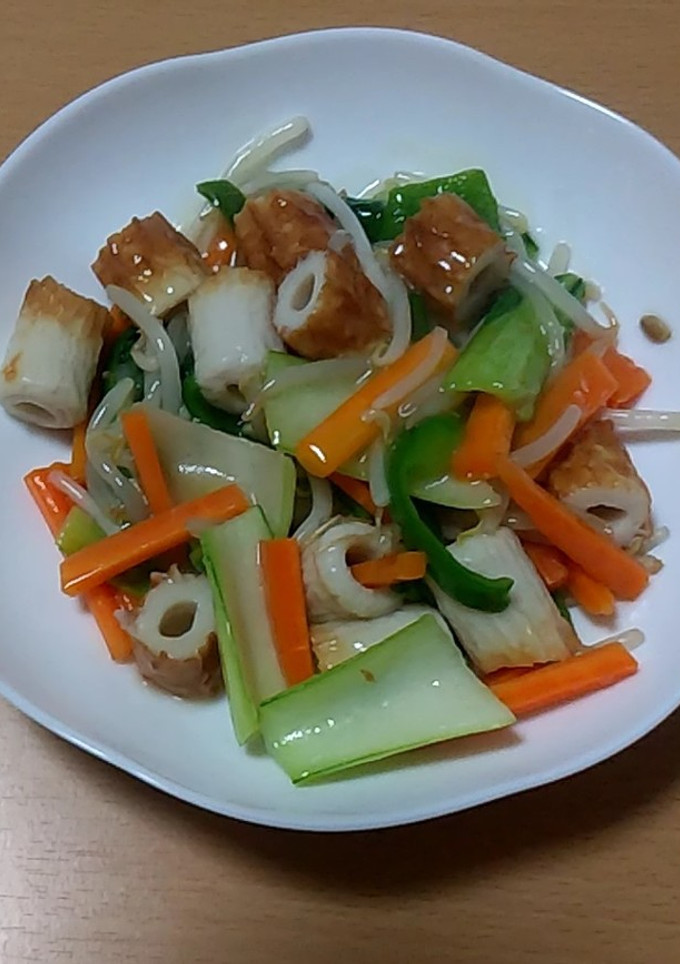 ちくわと野菜の中華風あんかけ炒め-レシピのメイン写真