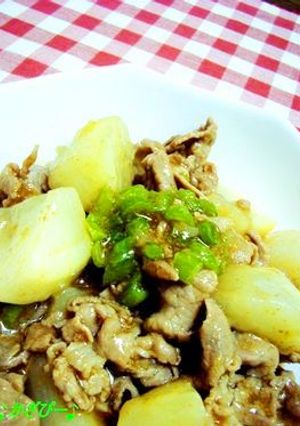 簡単美味！かぶ＆豚肉のオイスターソース煮-レシピのメイン写真
