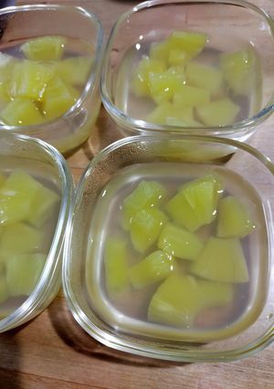 寒天パイン缶ゼリー♫-レシピのメイン写真