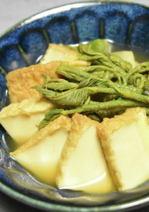 山ウドと厚揚げのさっと煮-レシピのメイン写真