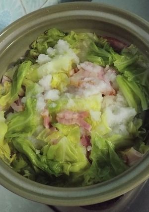 キャベツまるごと土鍋煮-レシピのメイン写真