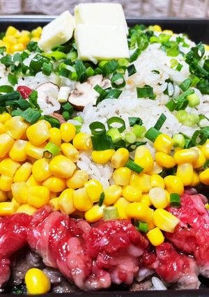 簡単！ホットプレートでペッパーランチ ！-レシピのメイン写真