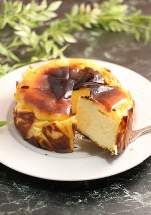 糖質オフ！とろけるバスクチーズケーキ-レシピのメイン写真
