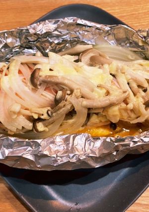 鮭ときのこのホイル焼き-レシピのメイン写真