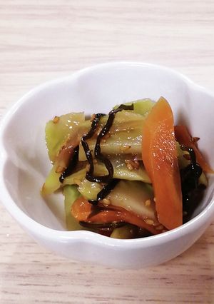 ブロッコリーの芯で!ごま風味きんぴら-レシピのメイン写真
