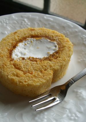かぼちゃのロールケーキ-レシピのメイン写真