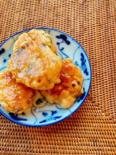 お弁当にも☆鶏むね肉のふわふわしそつくね-レシピのメイン写真