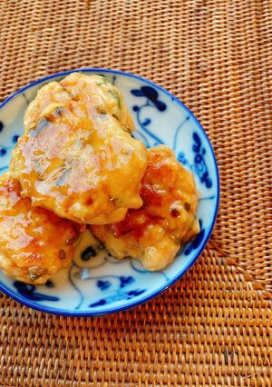 お弁当にも☆鶏むね肉のふわふわしそつくね-レシピのメイン写真