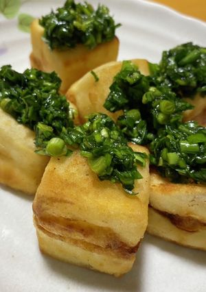 やさしい味★揚げ豆腐 にらダレ添え-レシピのメイン写真