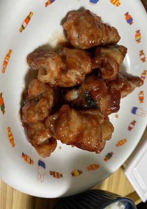 簡単！豚巻き梅だれ和え-レシピのメイン写真