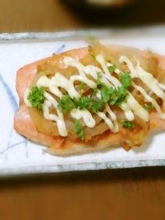 鮭の味噌マヨ焼き-レシピのメイン写真