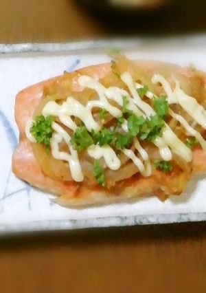 鮭の味噌マヨ焼き-レシピのメイン写真