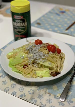 春キャベツとシラスの色々パスタ-レシピのメイン写真