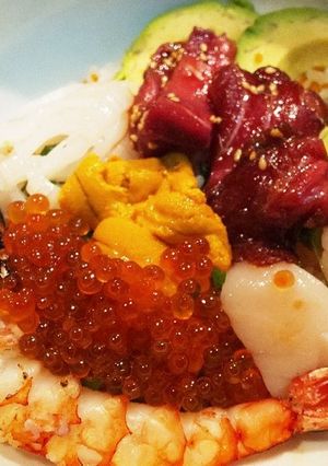 ★豪華 海鮮丼★~鯛のあら汁付き~-レシピのメイン写真