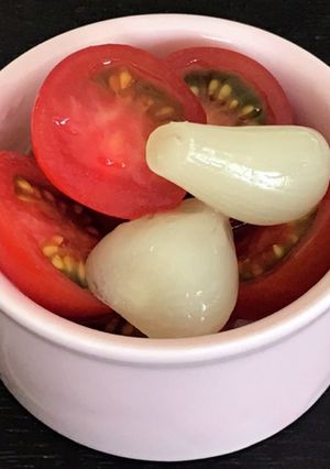 副菜♡プチトマトのらっきょう甘酢漬け-レシピのメイン写真
