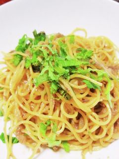 超簡単♪鯖の味噌煮パスタ♪サバ缶でも♪-レシピのメイン写真