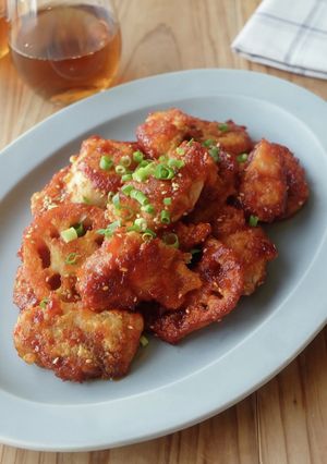 蓮根入り♪ヤンニョムチキン-レシピのメイン写真