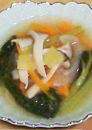 ねこんぶだしの野菜スープ-レシピのメイン写真
