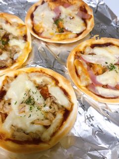 餃子の皮で簡単一口ピザ-レシピのメイン写真
