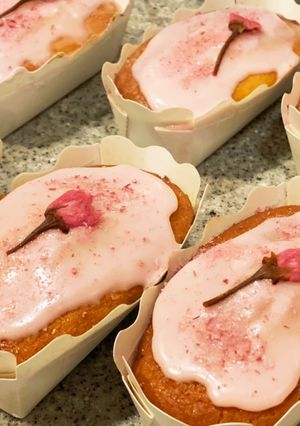 和桜パウンドケーキ-レシピのメイン写真