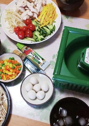 HolidayLunch今年お初流し素麺-レシピのメイン写真