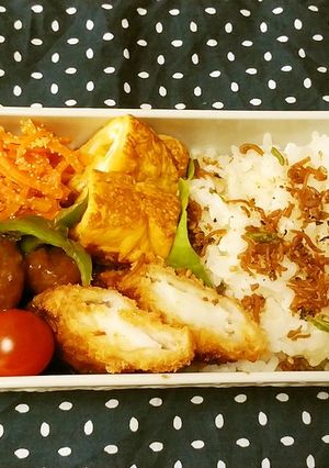 お弁当 2021.4.19-レシピのメイン写真