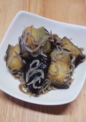 茄子としらすの含め煮-レシピのメイン写真