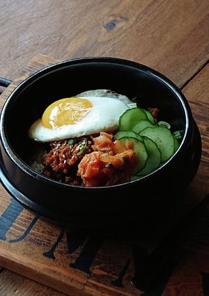 おひとりさま★韓国風ピリ辛豚そぼろ丼-レシピのメイン写真