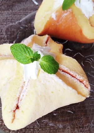 ファンシーケーキ風*スクエアのオムレット-レシピのメイン写真