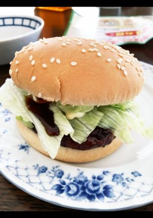 具を挟むだけ(笑)のテリヤキバーガー-レシピのメイン写真