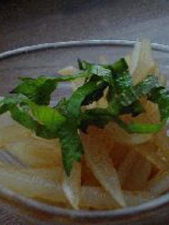 ヤーコンのわさび醤油和え-レシピのメイン写真