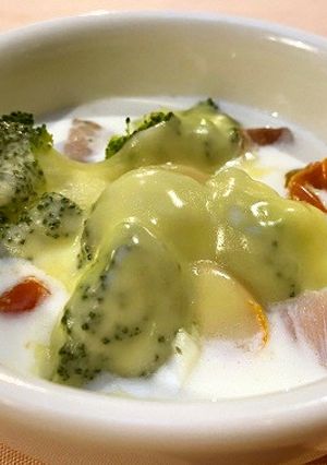 【食品ロス】ブロッコリーミルクチャウダー-レシピのメイン写真