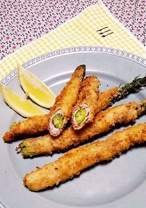 簡単！アスパラ肉巻きフライ♪-レシピのメイン写真