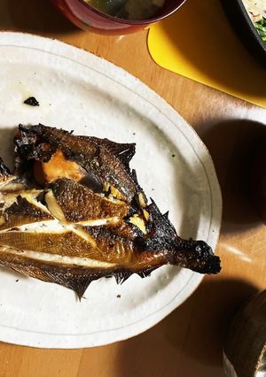 丸まらないカレイの下処理-レシピのメイン写真