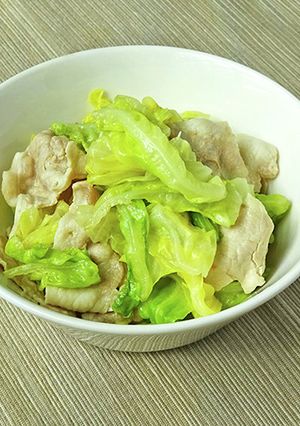春キャベツと豚肉のだししょうゆ和え-レシピのメイン写真