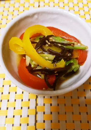 パプリカとピーマンの塩昆布ナムル-レシピのメイン写真