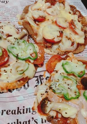 お餅ピザ（マルゲリータ）-レシピのメイン写真