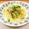簡単!サーモン塩辛のクリームパスタ