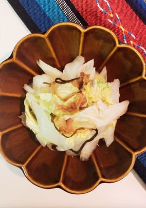 10分以内でできる和風温白菜サラダ-レシピのメイン写真