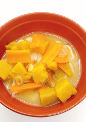 【病院】ミニきしめんほうとう風【給食】-レシピのメイン写真