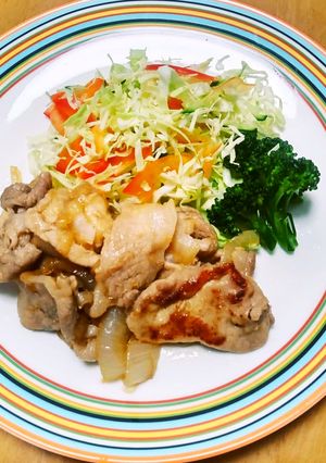 新玉葱で生姜焼き風！簡単フライパンレシピ-レシピのメイン写真