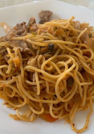 キムチ焼きそば-レシピのメイン写真